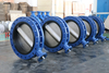 U section double flanges butterfly valves with CE ISO WRAS ACS