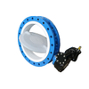 Full PFA Lined Wafer LUG Double Flange U-section Butterfly Valve