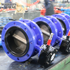 Awwa C504 C207 DN1950 78′′ Ductile Iron Double Flanged Butterfly Valve