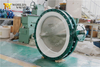 DN750 PTFE Butterfly Valve with Two Pieces Body