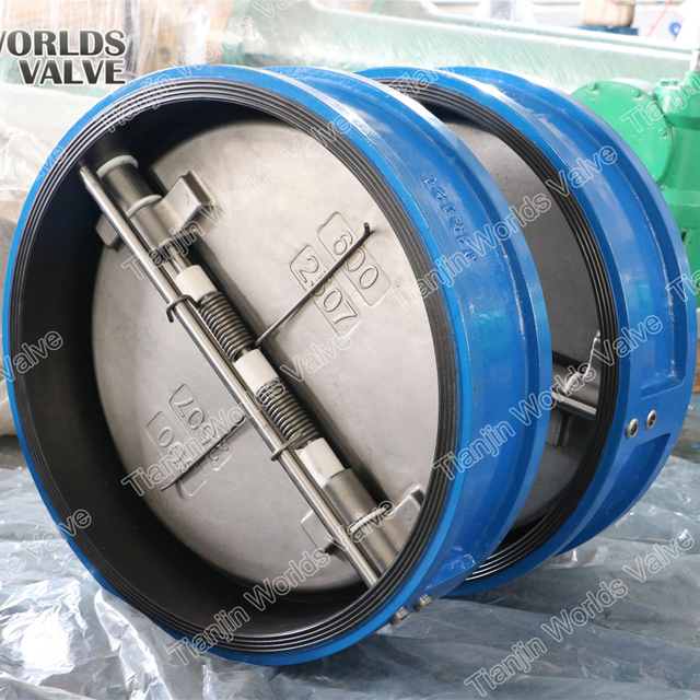 Full Rubber Lined Wafer Type Check Valve Non-return Valve 