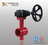 Grooved End Rubber Butterfly Valve with Ductile Iron Body