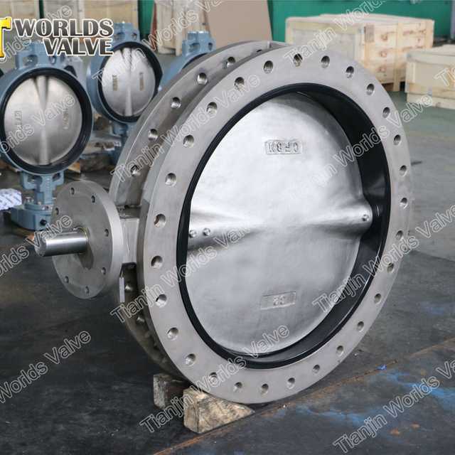 SAF2507 2205 5A 1.4469 F53 Stainless Steel Butterfly Valve with Ce ISO