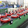 U-Pattern EPDM Seal on Body Double Flanged Butterfly Valve with Gearbox Handwheel