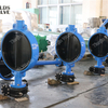 EPDM/NBR Full Lined Wafer Type Flanged Butterfly Valve DIN/ANSI/API