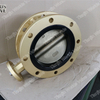 Aluminum Bronze Double Flange Butterfly Valve For Sea water