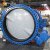  Nylon 11 Coated Disc U Type Butterfly Valve WRAS Approved Option for Water Treatment