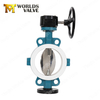 Polished Disc wafer PTFE Butterfly Valve 