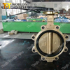 Aluminum bronze C95400 C95800 body and disc butterfly valve for seawater