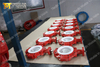 Two PCS Body design PTFE Liner Butterfly Valves PN10 PN16 CLASS150 