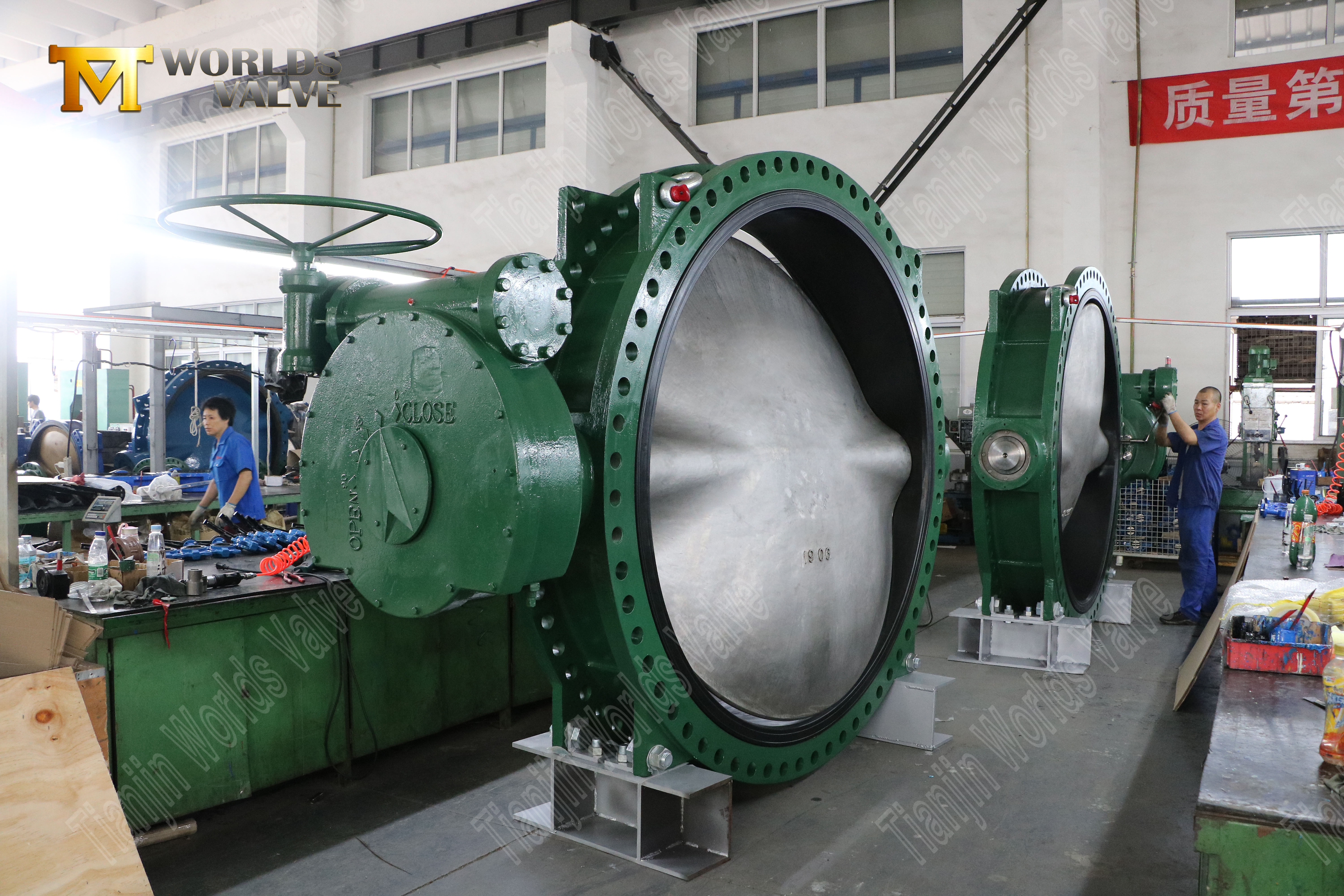 butterfly valve with awwa c504 standard - concentric butterfly valve manufacturer-2