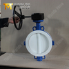 PTFE Lined Seat & Disc Wafer Butterfly Valve with Worm Gear offered by China OEM Valve Factory-Tianjin Worlds Valve Co., Ltd.