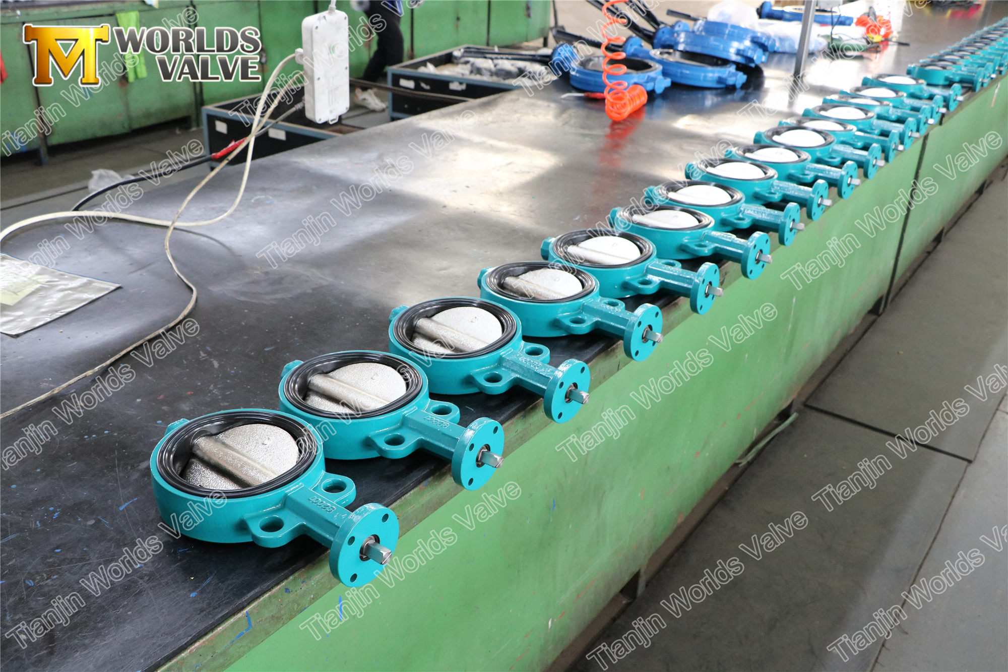 附图4 NYLON RUBBER COATED DISC WAFER TYPE BUTTERFLY VALVE