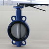 Concentric Wafer Butterfly Valve with Rubber Soft Seat without Pin GJS400/GJS500/A536/A395/C95400/C95800