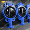 EPDM/NBR Full Lined Wafer Type Flanged Butterfly Valve DIN/ANSI/API