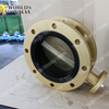 Aluminum Bronze Double Flange Butterfly Valve For Sea water