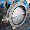 Duplex Stainless Steel U Double Flange Butterfly Valve