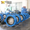 Double flange butterfly valve with Vulcanized Seat