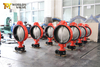 Wafer Type Butterfly Valve with PN6 PN10 PN16 PN25 CL125 Cl150 AS TableD Table E Flanges Connection