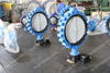 Concentric lugged type Rubber Lining Nylon coated disc butterfly valve with Tapped Hole