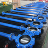 OEM customized stem extension lug type butterfly valves produced by CE certified manufacturer-Tianjin Worlds Valve Co., Ltd.