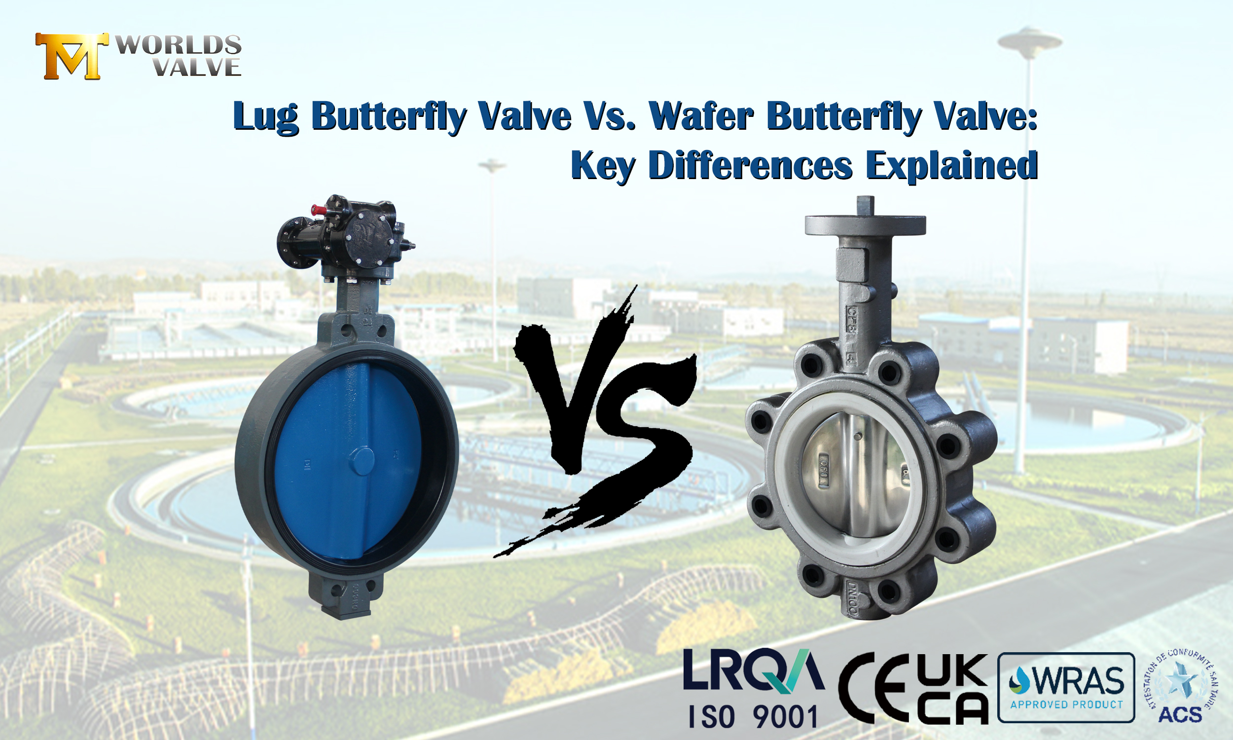 Lug Butterfly Valve Vs. Wafer Butterfly Valve: Key Differences Explained