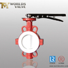 Full PTFE Lined Wafer Butterfly Valve Two Pieces Body, Ductile Iron Body,PTFE Disc And Seat,high Performance