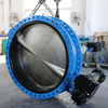 AWWA C504 Double Flange Butterfly Valve with Replaceable Rubber Seat 