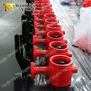 Grooved End Butterfly Valves for Fire Protection provided by China Butterfly Valve Manufacturer-Tianjin Worlds Valve Co.,Ltd.