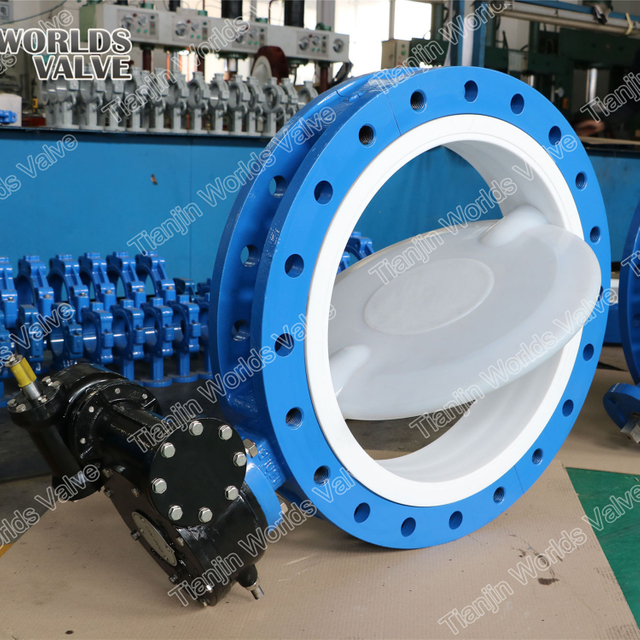 PFA Butterfly Valve for Strong Basicity with FDA Certificate