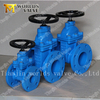 Pn25 Resilient Seat Double Flanged RF/FF Gate Valve 