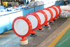 PTFE Coating Disc Wafer Double flanged Butterfly Valve for Sulfuric Acid