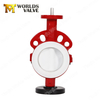 PTFE Lining Disc Wafer Butterfly Valve Split Body for Heavy Corrosion Resistance