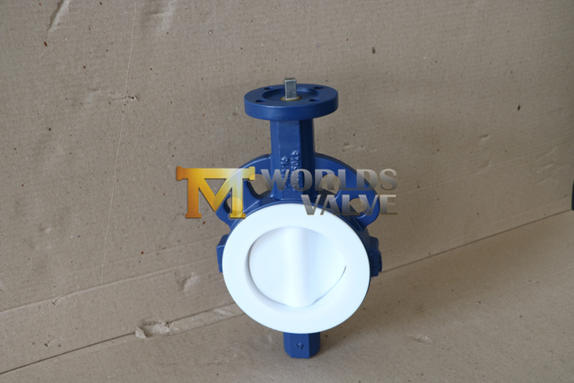  Concentric PTFE coated High Performance Butterfly valve 