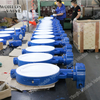 PTFE liner butterfly valve two piece body design API609