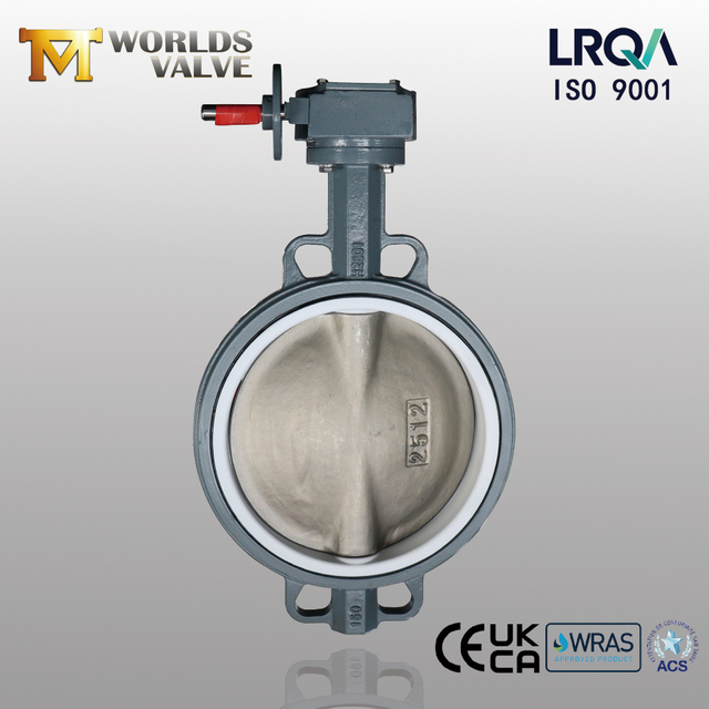 Ductile Iron Wafer Butterfly Valve with PTFE Seat & CF8M Disc | Wafer Butterfly Valve Supplier-Tianjin Worlds Valve Co.,Ltd.