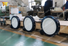 PTFE/PFA Coating Disc Split Body Design Butterfly Valve PN10 Class150 PN16