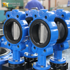 Semi-Lug Butterfly Valve | WCB Body, CF8 Disc, Viton Seat | Worm Gear DN150 10K