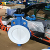 PTFE wafer butterfly valve with CF8M disc fully encapsulated in PTFE - PTFE Wafer Butterfly Valve Supplier