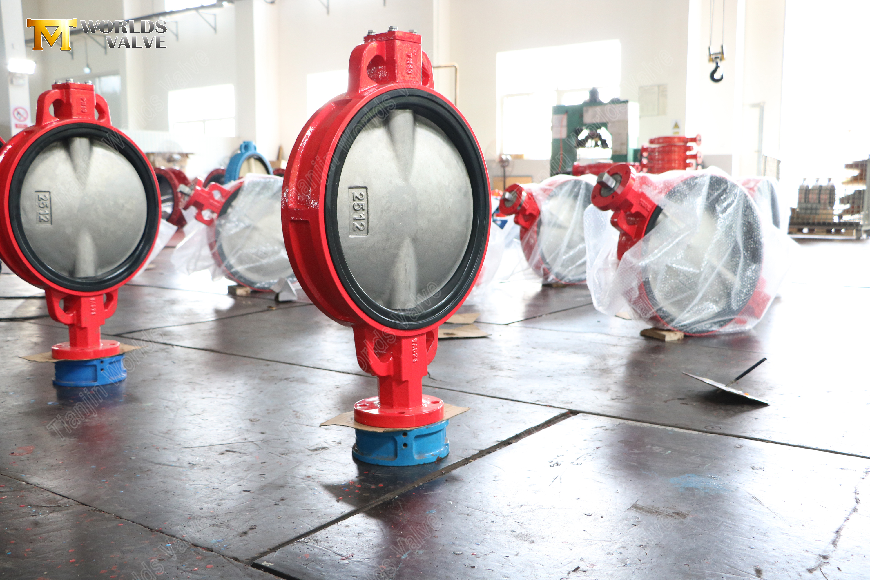 Wafer Butterfly Valve Ductile Iron Body CF8 Disc EPDM Seat (9).jpg
