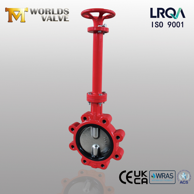 Extended Stem Lug Butterfly Valve | Insulation-Friendly | ISO 5211