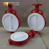 Wafer PTFE Lined Butterfly Valve with 17-4PH Stem DI Body Class 150 Handlever