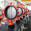 Worm Gear OP Wafer Type Butterfly Valve with Hard Back Rubber Seat from High Quality Valve Supplier China-Tianjin Worlds Valve