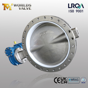 U-Type Butterfly Valve | PTFE Seat | CF8 Body | DN50-DN1200 from China manufacturer - Tianjin Worlds Valve Co., Ltd. 