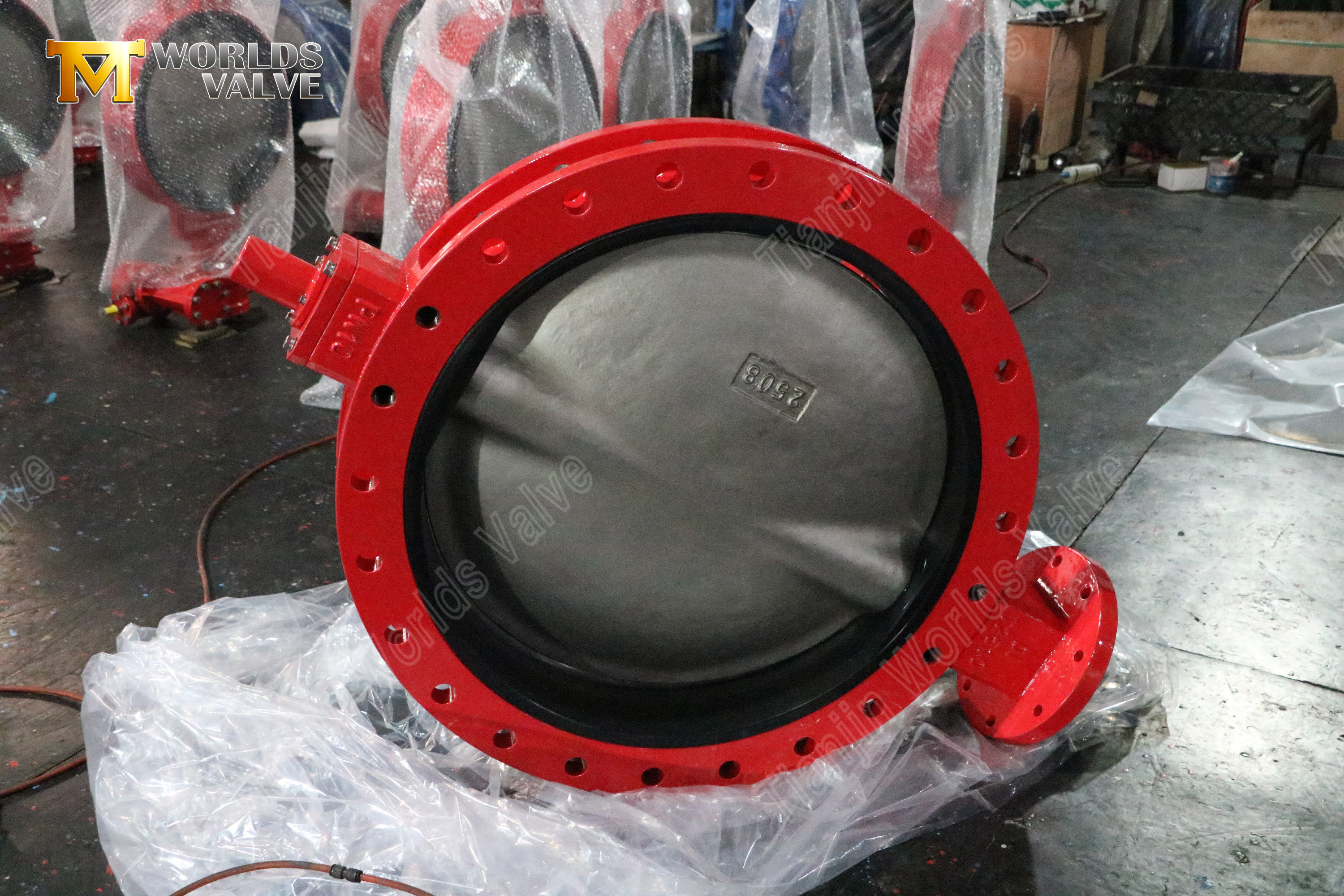 U-Type Butterfly Valve Rubber Seat CF8 Body DN50-DN1200 (8).jpg