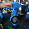wafer butterfly valve with replaceable rubber seat and CF8 disc from oem valve manufacturer China