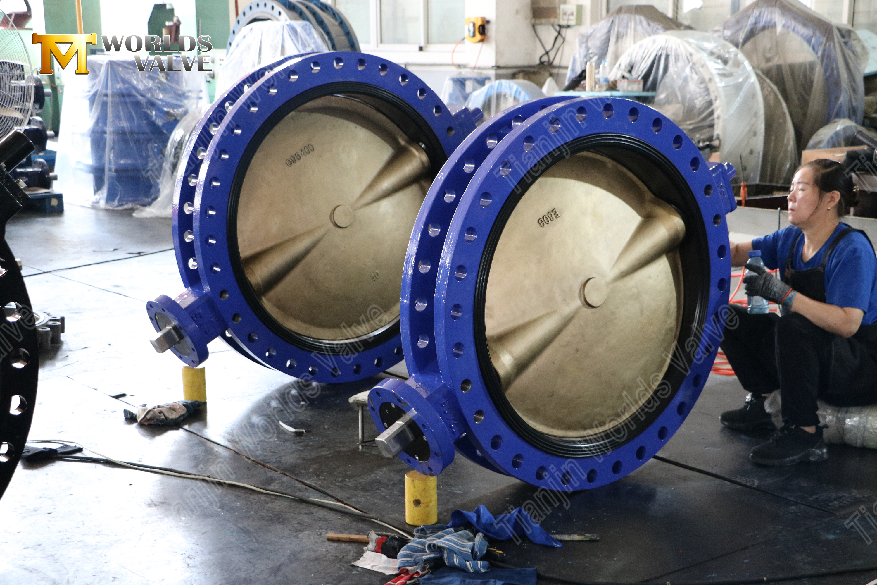 U-Type Butterfly Valve Rubber Seat CF8 Body DN50-DN1200 (7).jpg
