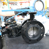 Double flanged butterfly valve supplier 