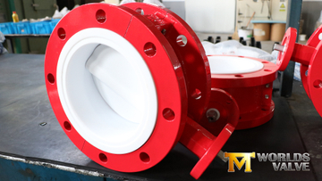 PTFE Lined Butterfly Valve for Corrosive Media An 8-Inch Double Flanged Solution.jpg