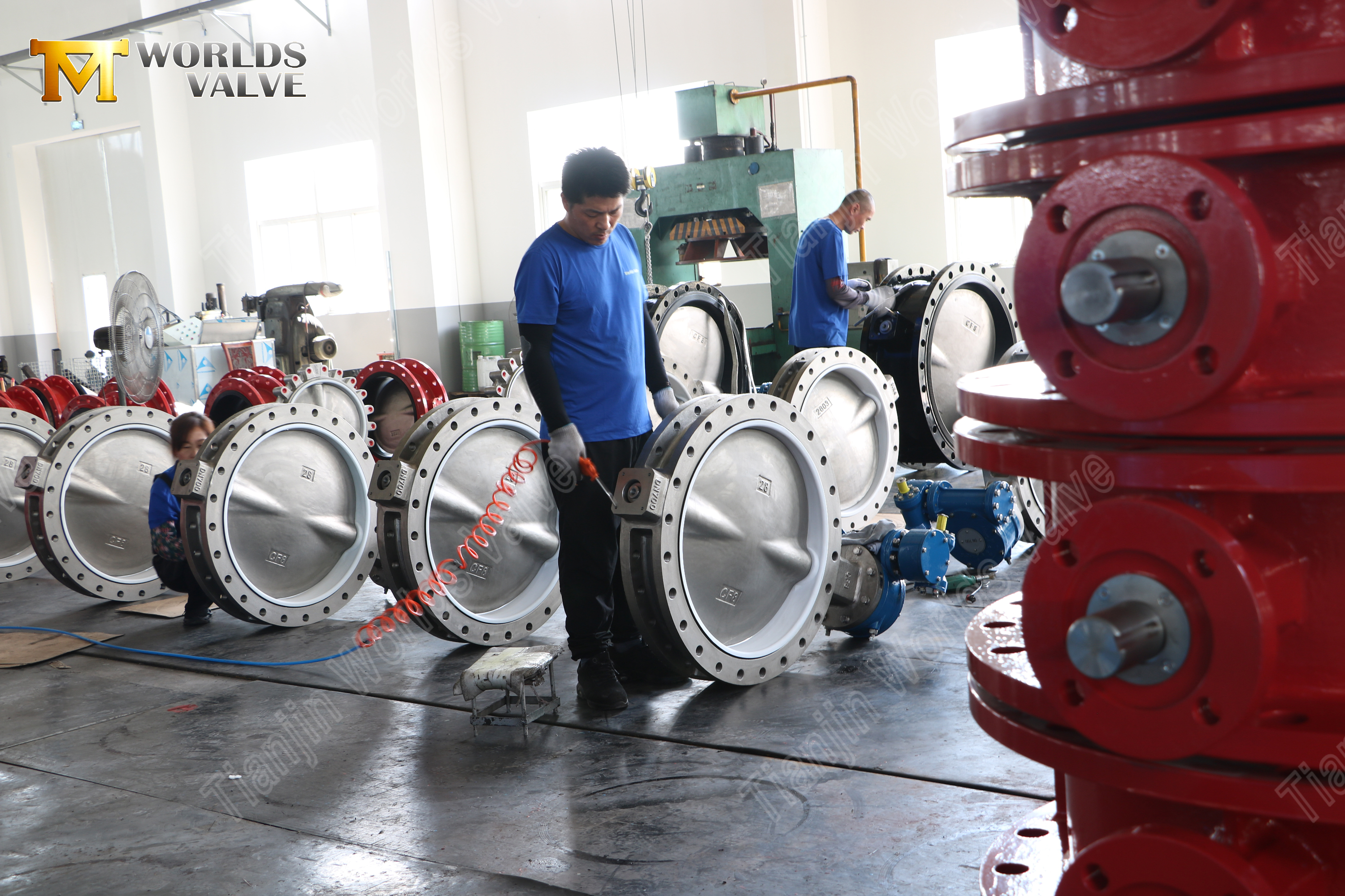 U-Type Butterfly Valve PTFE Seat CF8 Body DN50-DN1200 (9).jpg